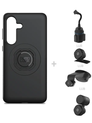 Zestaw do samochodu: etui MAG na telefon Samsung Galaxy S26+ (magnetyczne) oraz mocowanie Quad Lock
