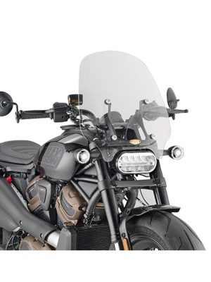 Szyba motocyklowa GIVI Harley Davidson Sportster S 1250 (21-) przezroczysta [mocowanie w zestawie]