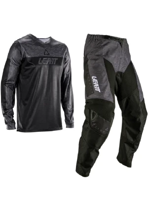 Zestaw offroadowy dziecięcy: bluza i spodnie Leatt Moto 3.5 Junior/ Mini Stealth czarno-szara