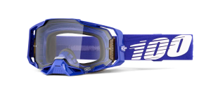 100% Armega Brille Blau Klares Glas
