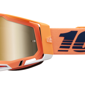 100% Racecraft 2 Coral Verspiegelt Gold