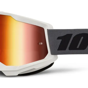 100% Strata 2 Brille Grau Rot Verspiegelt