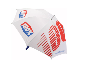 100% Strike MX Regenschirm Weiß Rot