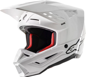 Alpinestars Helm SM5 Solid Weiß