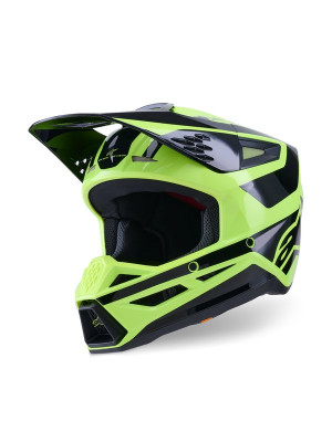 Alpinestars SM3 Heat Helm Schwarz Gelb