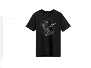 Alpinestars Tech Boot T-Shirt Schwarz