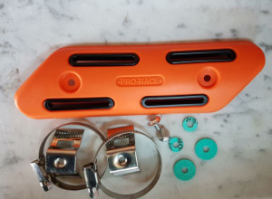 Auspuff Hitzeschutz Orange