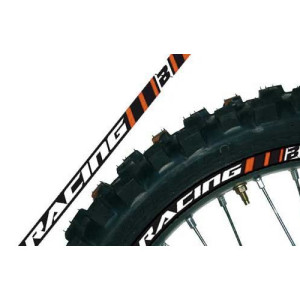 Blackbird Felgenaufkleber Orange