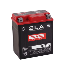BS Säure Batterie BTZ8V 113x70x130mm