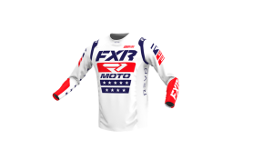 FXR Revo MX Jersey Freedom Weiß S