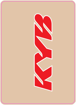 Gabelaufkleber Kayaba Rot