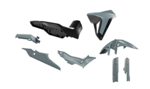 Honda Transalp 750 2023- Plastik Kit Grau
