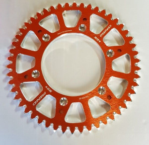 Mino Aluminium Kettenrad Orange 49 Zähne