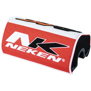 Neken Lenkerpolster Eckig Rot / Weiß