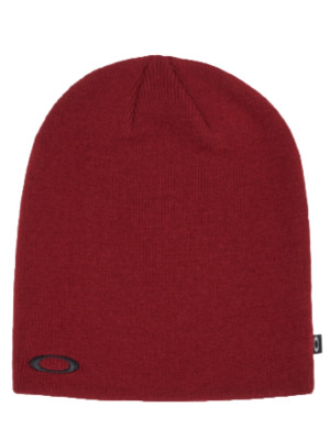 OAKLEY Fine Knit Beanie Rot