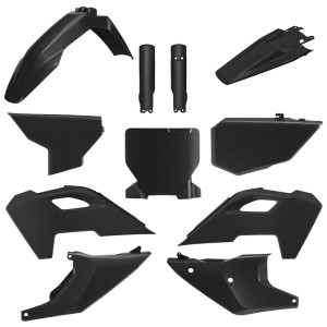 Polisport Full Plastik Kit Husqvarna TC, FC 2023-2024 Schwarz