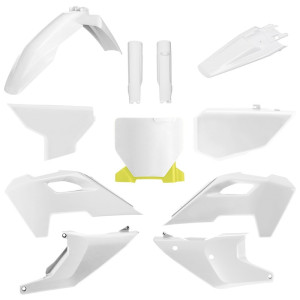 Polisport Full Plastik Kit Husqvarna TC, FC 2023-2024 Weiß