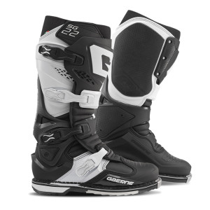 Gaerne SG 22 Motocross / Enduro Stiefel Schwarz Weiß