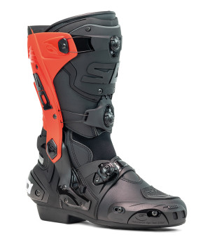 Sidi Rex Motorradstiefel Schwarz Rot