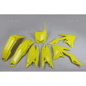 UFO Plastik Kit Gelb Suzuki RMZ 450 2018-