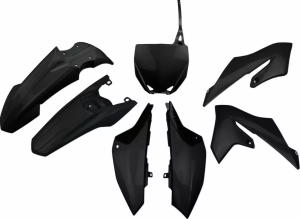 UFO Plastik Kit Schwarz Yamaha YZ 65 2018-