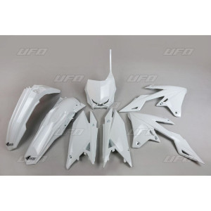 UFO Plastik Kit Weiß Suzuki RMZ 450 2018-