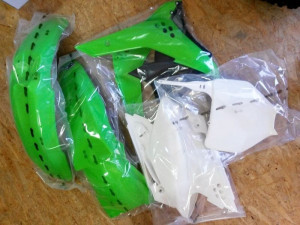 UFO Plastiksatz Kawasaki KXF 250 2007 OEM