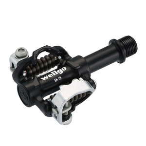 WELLGO M18 Click in MTB Pedale Schwarz