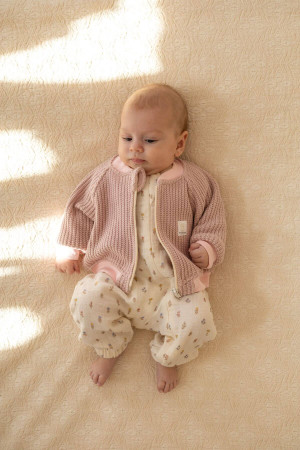 Bluza/sweterek dziecięcy bawełniany różowy