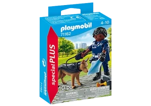 Playmobil 71162 Policjant z psem tropiącym