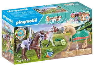 Playmobil 71356 Trzy konie: Morgan, Quarter Horse i Angloar