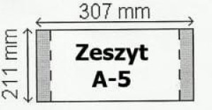 Okładka na zeszyt A5