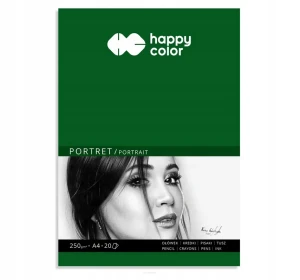 Blok portretowy A4/20K 250g - Happy Color