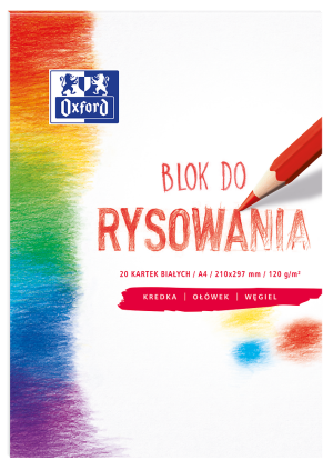 Blok do rysowania A4/120G - Oxford