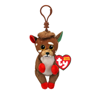 Beanie boos Bellies TY renifer JUNO Clip 8,5 cm
