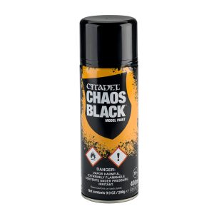 Citadel Colour: Spray - Chaos Black (400 ml)