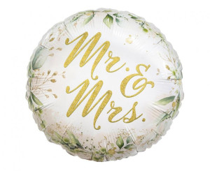 Balon foliowy Mr and Mrs, 18" GODAN