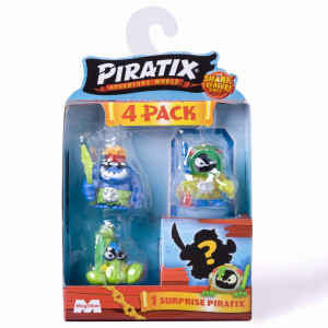 Piratix Shark Treasure 4 pack - Magicbox