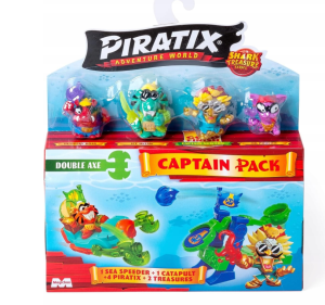Piratix Shark Treasure Captain Pack - Magicbox