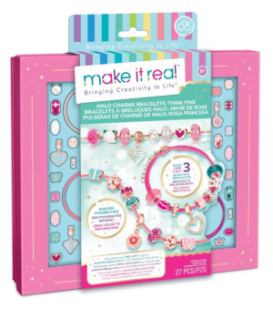 Make It Real zestaw do robienia bransoletek - Halo Charms Pink