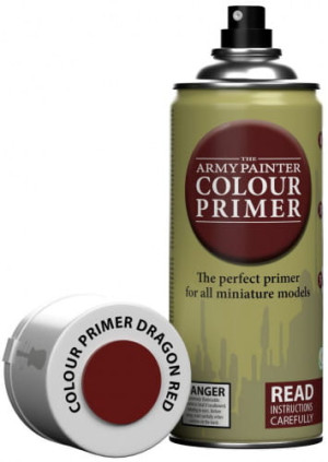 The Army Painter: Colour Primer - Dragon Red - Farba w sprayu