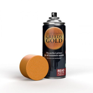 The Army Painter: Colour Primer - Greedy Gold - Farba w sprayu