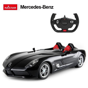 Samochód na sterowanie 1:12 Mercedes-Benz SLR czarny - Rastar