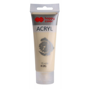 Farba akrylowa 75ml kość słoniowa nr.435 - Happy Color