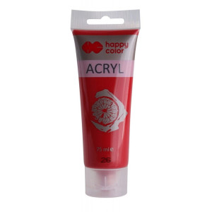 Farba akrylowa 75ml ciemna czerwień nr.26 - Happy Color