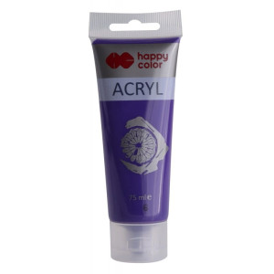 Farba akrylowa 75ml fiolet nr.6 - Happy Color