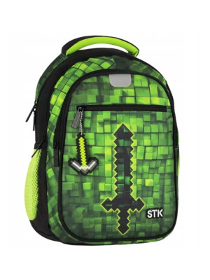 Plecak szkolny green Pixel Game - Starpak