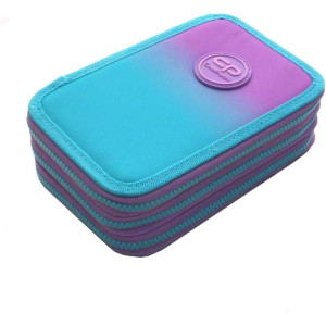 Piórnik trzykomorowy z wyposażeniem Jumper ombre - CoolPack