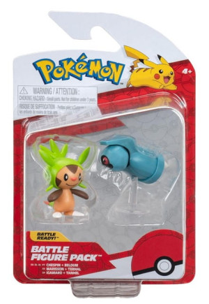 Figurki Bitewne Pokemon Chespin + Beldum Seria 16