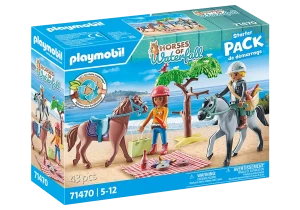 Playmobil Horses of Waterfall 71470 Wycieczka konna na plażę z Amelią i Bene